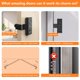 thumbnail image 2 of Montaje de puerta PEF Eufy E340 anti-robo sin taladrar, 2 of 6