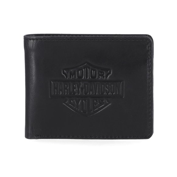 Billetera Harley-Davidson de Cuero Genuino con Bloqueo RFID