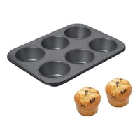 Genérico - Molde De Cupcake Molde De Magdalena Molde Muffin 6Cav Grande