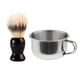 thumbnail image 5 of Cepillo de afeitar para hombres Copa de afeitar inoxidable Taza Copa Salón Barbero Set de afeitado para barba, 5 of 5