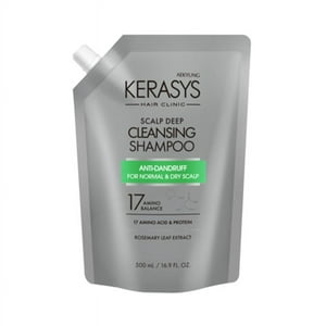 Kerasys - Refill Shampoo Coreano Anticaspa - Deep Cleansing Shampoo 500Ml