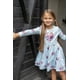 thumbnail image 2 of Vestido Disney Frozen Elsa para niña pequeña, manga larga, corte A, 2 of 3