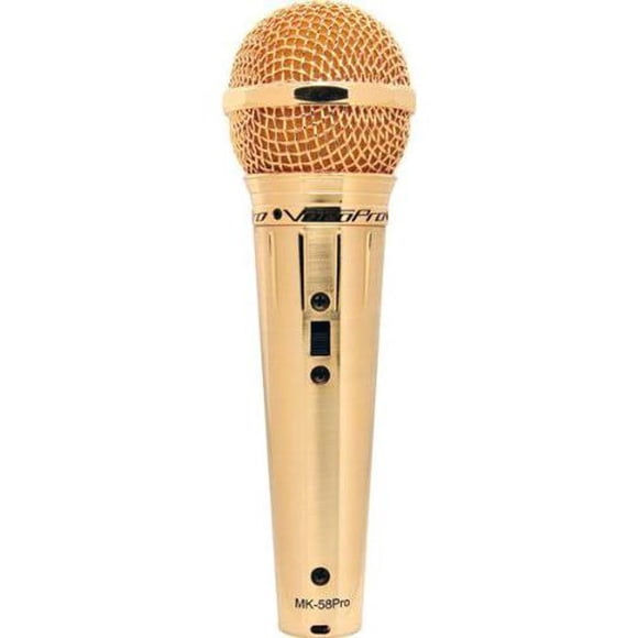 Micrófono para karaoke VocoPro GOLD58 Dynamic, cardioide