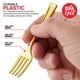 thumbnail image 3 of Tenedor Stock Your Home 10 cm Dorado - Pack de 80 unidades desechables, 3 of 7