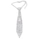 thumbnail image 1 of Collar con diamantes de imitación, corbata, cadena con purpurina, accesorio de vestuario premium para hombres y mujeres, collar decorativo brillante d, 1 of 5