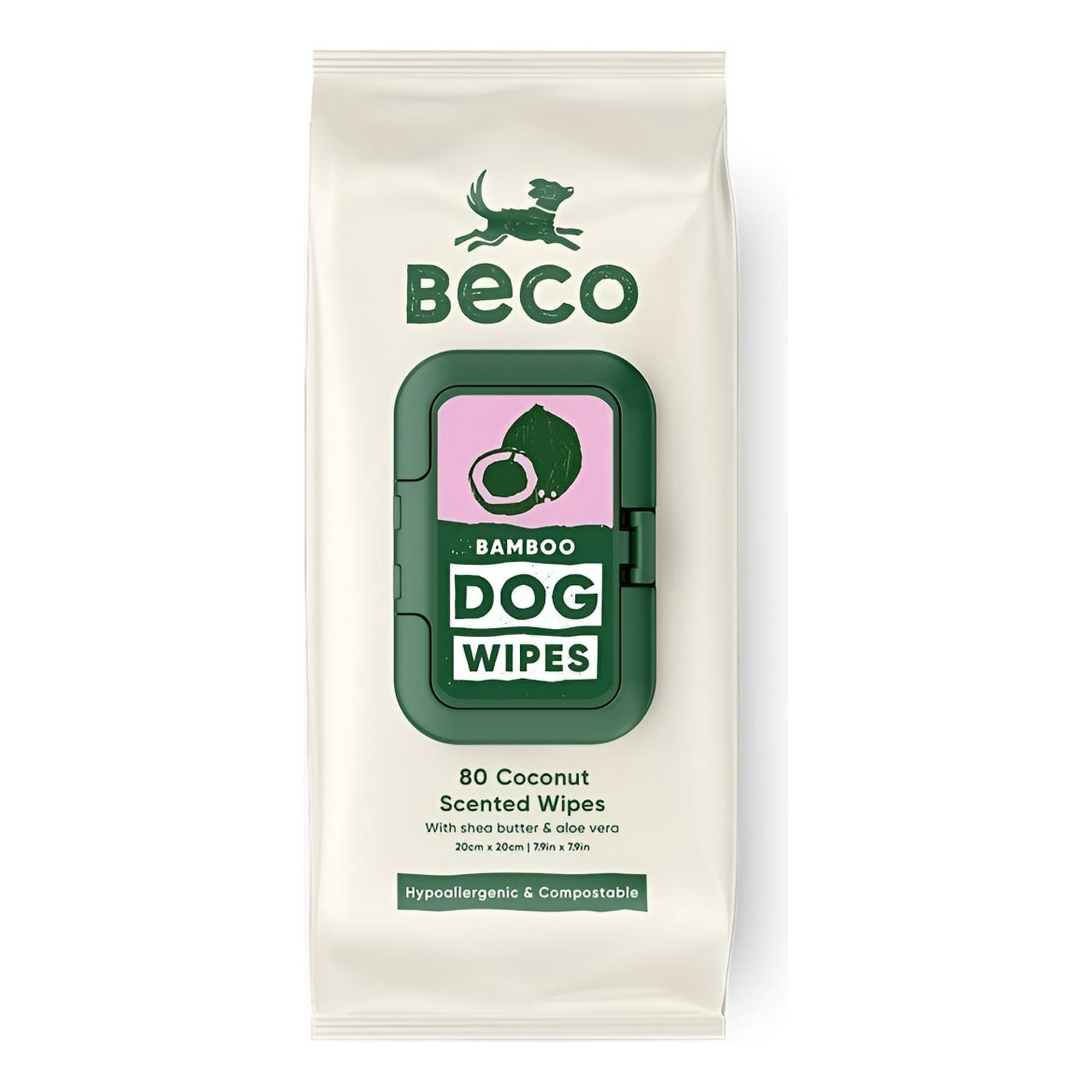 Beco Toallas Húmedas Wipes Para Mascotas Perro Y Gato 80u Rosa