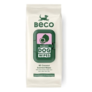 Beco Toallas Húmedas Wipes Para Mascotas Perro Y Gato 80U Rosa