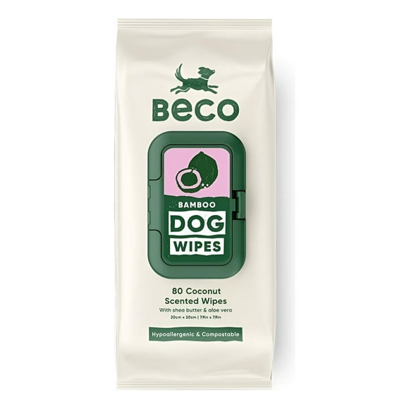 Beco Toallas Húmedas Wipes Para Mascotas Perro Y Gato 80u rosa