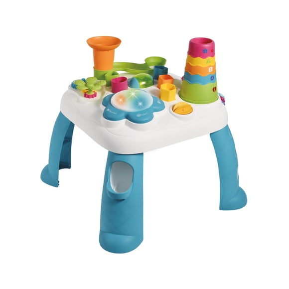Mesa de Aprendizaje Infantil con Luces, Sonidos y 2 Modos de Juego
