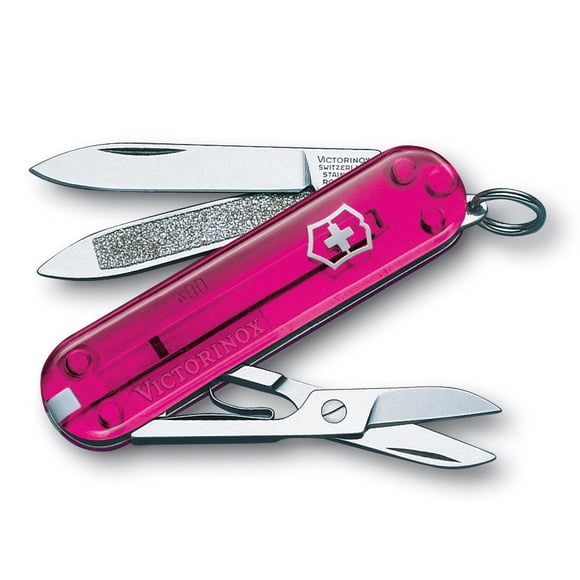 Navaja Suiza Victorinox Classic SD Rosa Translúcido 58 mm 7 Funciones