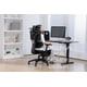 thumbnail image 5 of Silla Ergonómica Oficina Ejecutiva Reclinable Con Colgador Homer Design Negro Algodón, 5 of 8