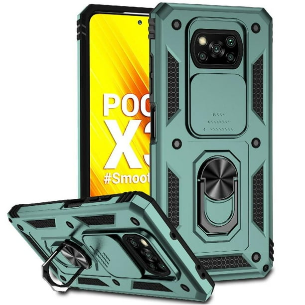 Estuche GANGXUN para Xiaomi Poco X3, soporte giratorio 360°, estilo mecánico y magnético