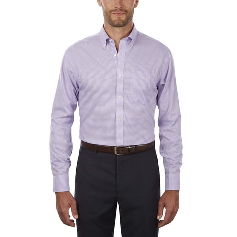 Camisa De Vestir Tommy Hilfiger, Corte Regular, A Cuadros Vichy, No Planchados, Para Hombre