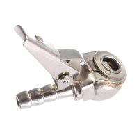 Ioensy - Mandril De Aire Para Neumáticos Con Adaptador De Clip De Inflado Rápido Para Vehículos Y Motocicletas, Color Plateado