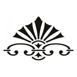 Rienda Libre Graphics - Decomural Fan Swirl Decorative Headboard Ws-16062