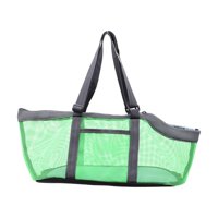 Magideal - Bolsa De Transporte Para Mascotas, Bolso, Jaula, Perrera, Portátil, Con Tapete Extraíble, Bolso De Mano, Bolso De Viaje Para Perros Pequeños, Gatos, G Gris Verdoso