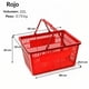 thumbnail image 3 of Pack X5 Cesta Plastica Eoland Supermercado Roja Reforzada Asa Doble 22 Litros, 3 of 4