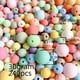 thumbnail image 4 of 240pcs Mix Colors Acrylic Frosted Round Beads For Necklace And Bracelet Making, Crafting Supplies, 4 of 4