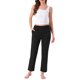 thumbnail image 2 of Pantalones de Pijama de Algodón a Cuadros para Mujer con Cintura Elástica y Bolsillo para un Sueño Cómodo XL Negro, 2 of 6