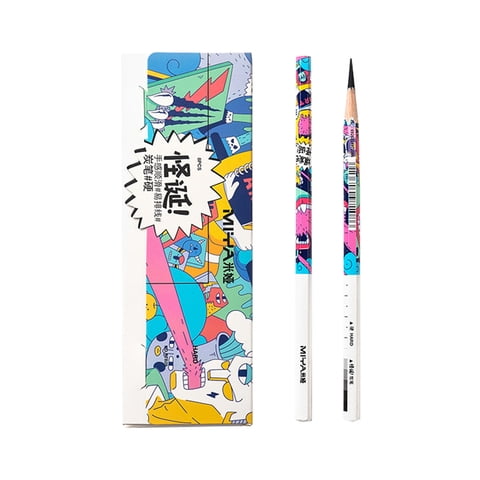 Miya Lápiz De Carbón 8 Unds Duro