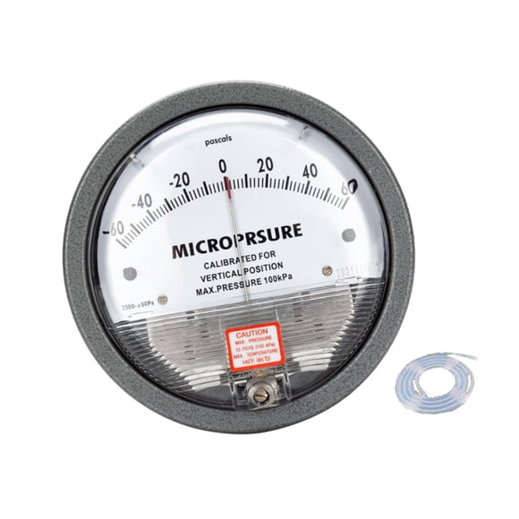 Manómetro De Presión Diferencial De Aire Profesional Con Rango De Medición Micro De 60 Pa