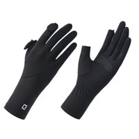 Ioensy - Guantes De Protección Solar Para Mujer Verano Para Montar Actividades Al Aire Libre Ciclismo Negro