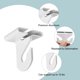 thumbnail image 4 of Uxcell Ganchos de Techo Suspendido Metal T-Bar Clip para Colgar Plantas y Decoraciones 8 Piezas, 4 of 7