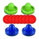 thumbnail image 1 of 4 Empujadores De Air Hockey Y 8 Discos De 2,5 Pulgadas Para Mesas De Juegos Familiares Fiesta Azul Y Verde, 1 of 3