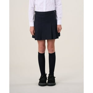 Polemic - Falda Escolar Azul Marino T.6 A 10 -