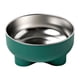 thumbnail image 1 of Cuenco Para Perros Y Gatos, Multiusos, Fácil De Limpiar, Antideslizante, Resistente, Elegante, Para Agua Y Comida, Color Verde, 1 of 5