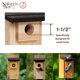 thumbnail image 5 of Casa para Pájaros Nature's Way de Cedro para Anidación Exterior de Azulejos, 5 of 7