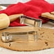 thumbnail image 4 of Juego de cortadores de galletas con forma de hueso de perro, acero inoxidable, 3 piezas, 4 of 8
