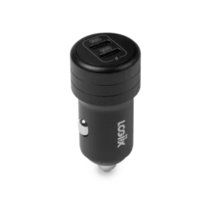 Logiix Power Lite 65W Duo Car Charger Black