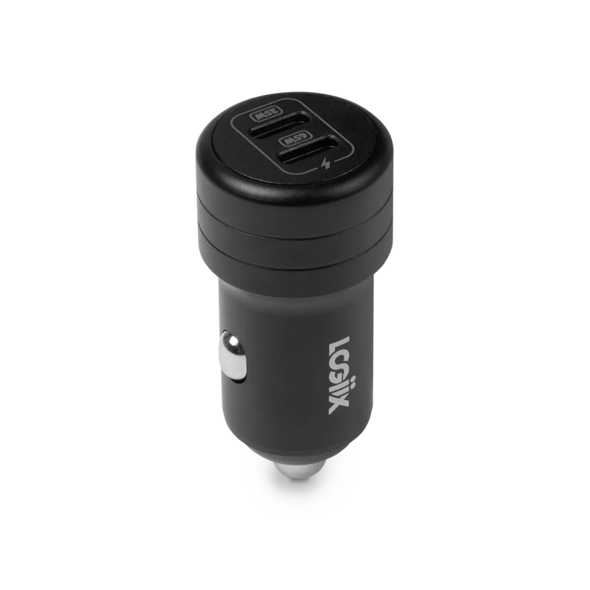 Logiix Power Lite 65w Duo Car Charger Black