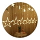 thumbnail image 1 of Guirnalda De Luces Estrellas Cascadas Navidad Decoracion Amarillo, 1 of 3