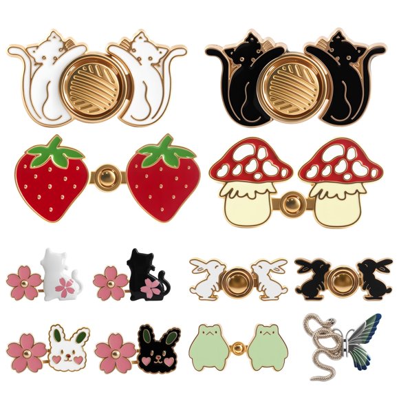 Abrazaderas de Cintura KBVASOTZ Pack de 12 Ajustables con Motivos Animales