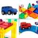 thumbnail image 4 of Juego de bloques de construcción de juguete PicassoTiles Race Car Track, 30 piezas, 4 of 9