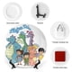 thumbnail image 3 of Cuentos de dragones Plato decorativo de porcelana fina (bone china), plato decorativo de cerámica para hogar, oficina, soporte de pared, platos decorativos para dormitorio - 6 pulgadas (15 cm), 3 of 6