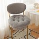 thumbnail image 1 of Xiao Hua Cojín para silla - Cojín redondo para silla, 40 x 40 cm, color gris, cojín suave para silla de oficina, cojín cómodo para sentarse, 1 pieza., 1 of 3