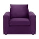 thumbnail image 1 of Sofa Kendy 1c Felpa 30 Morado, 1 of 5