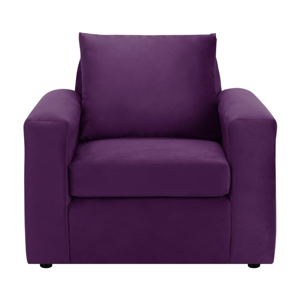 Sofa Kendy 1c Felpa 30 Morado