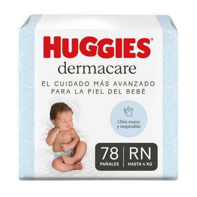 Pañales Dermacare Etapa 0/Rn Con Corte Umbilical 78 Un Huggies