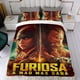 thumbnail image 4 of Mad Max Furiosa Conjunto de sábanas temático, trío de piezas, cómodo y amigable con la piel, diseño único, regalo de decoración para el hogar para familiares, amigos y fans,140cm *210cm, 4 of 6