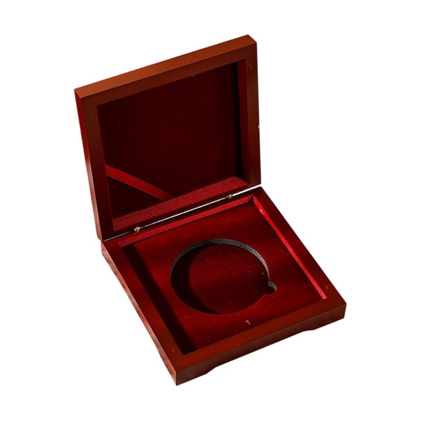 Caja de presentación de medallas,Caja de presentación de monedas para coleccionistas,Soporte de monedas conmemorativas para monedas de desafío de meda 12 x 12 x 32 cm