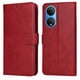 thumbnail image 1 of Funda Billetera para Honor X7 con Porta Tarjetas y Soporte Ajustable Rojo, 1 of 5