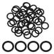 thumbnail image 1 of Paquete de 100 Anillos O de Nitrilo 112, Dureza 70, 1/2" ID, 11/16" OD, 3/32" Ancho Negro, 1 of 6