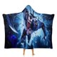 thumbnail image 1 of Venom Manta Capa Con Capucha Anti bolitas Manta De Lana Ártica Suave Manta Portátil De Felpa Ligera Y Lujosa Poncho Para Siesta En Casa Y Oficina 100*130cm, 1 of 6