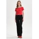 thumbnail image 4 of Polera Mujer Bardot Botones Rojo, 4 of 4