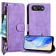 thumbnail image 1 of Funda Billetera Cremallera para BLU G95 con Porta Tarjetas, Soporte y Correa Morado, 1 of 5