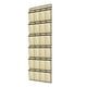 thumbnail image 5 of Organizador de , estante de 24 bolsillos, tejida con ganchos, estante de suspensión duradero Beige, exhibición de almacenamiento sobre, 5 of 5